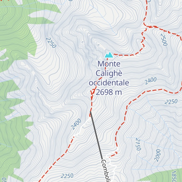 Map of Monte Brione