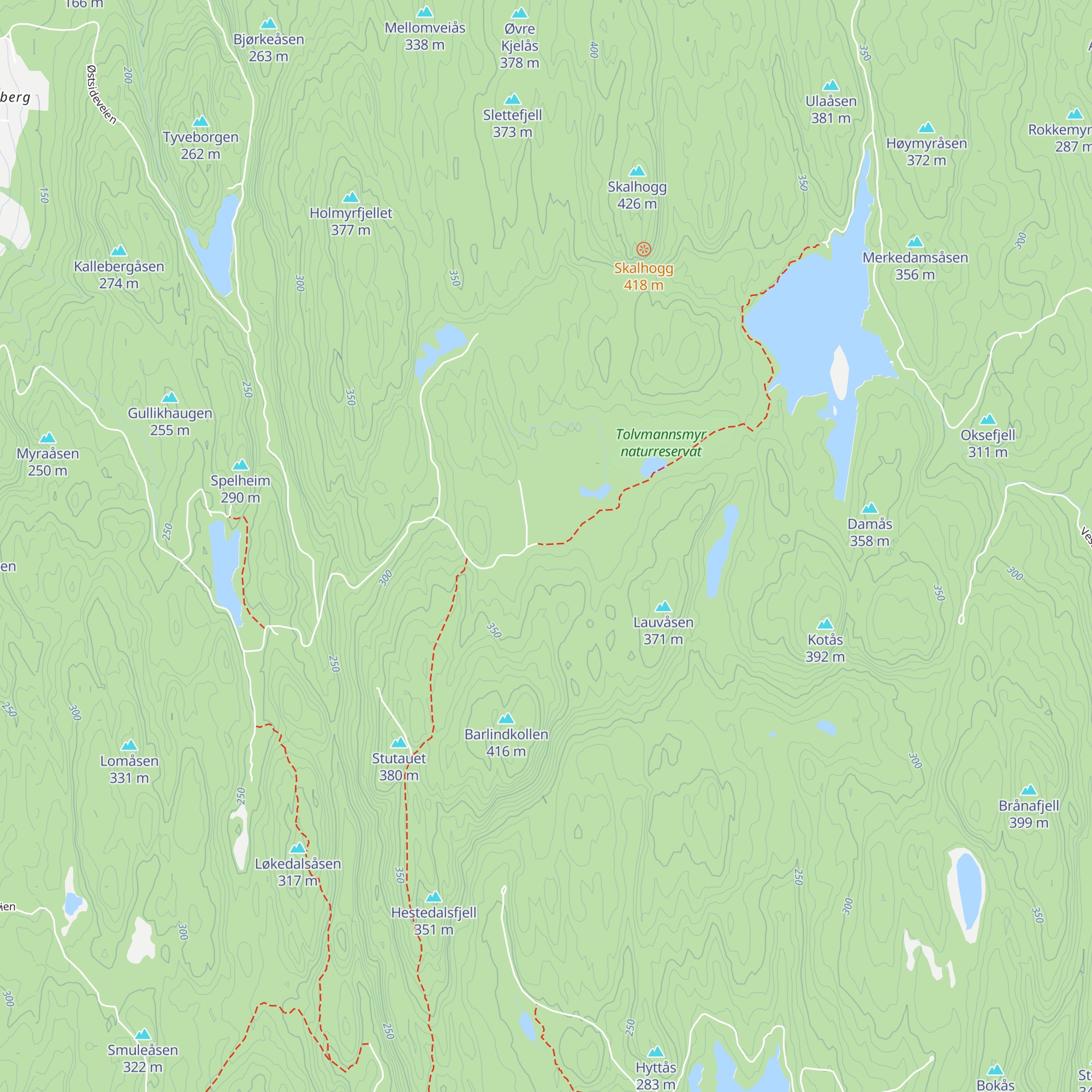 Hoggerstua map
