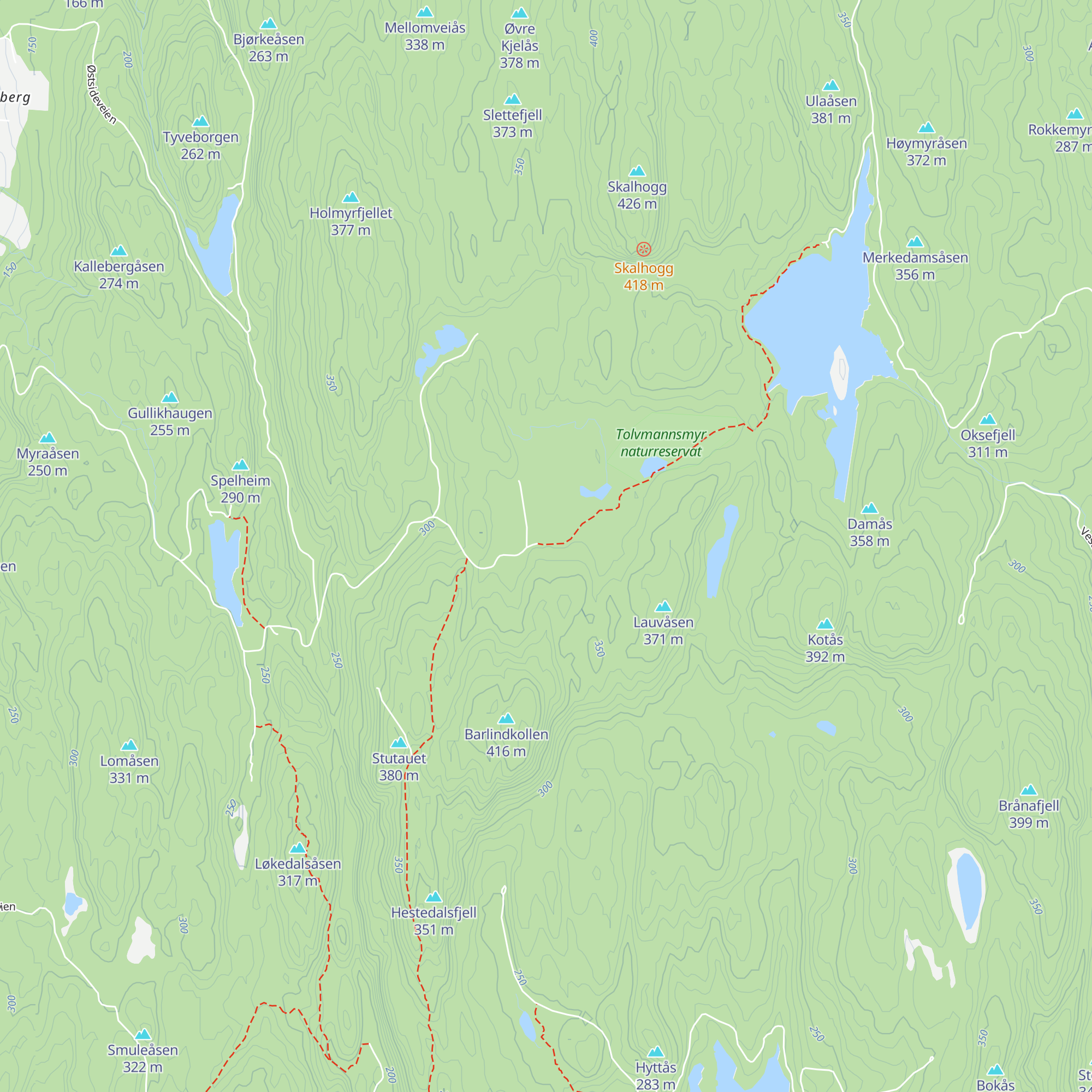 Hoggerstua map