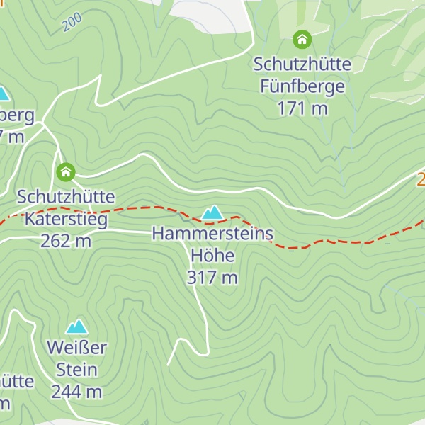 Map of Hammersteins Höhe