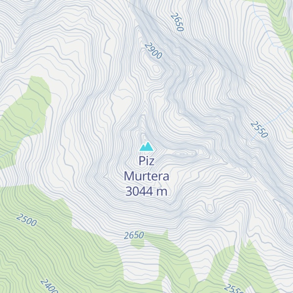 Map of Piz Murtera