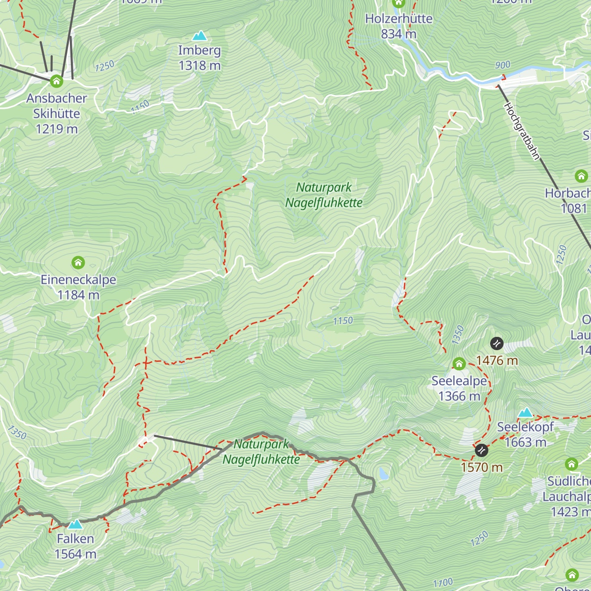 Berggasthof Oberstiegalpe map