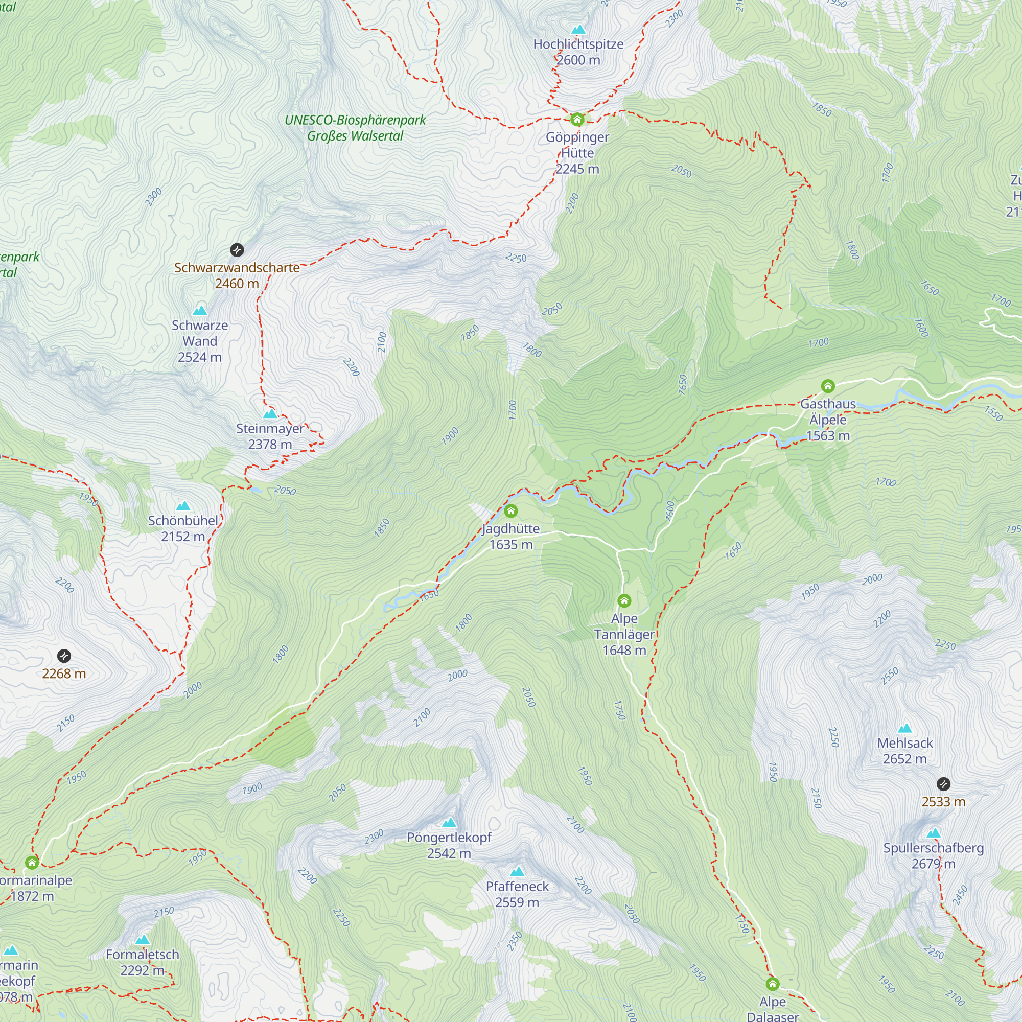Jagdhütte map