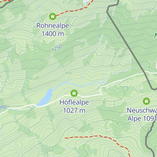 Map of Schneidenbachalpe
