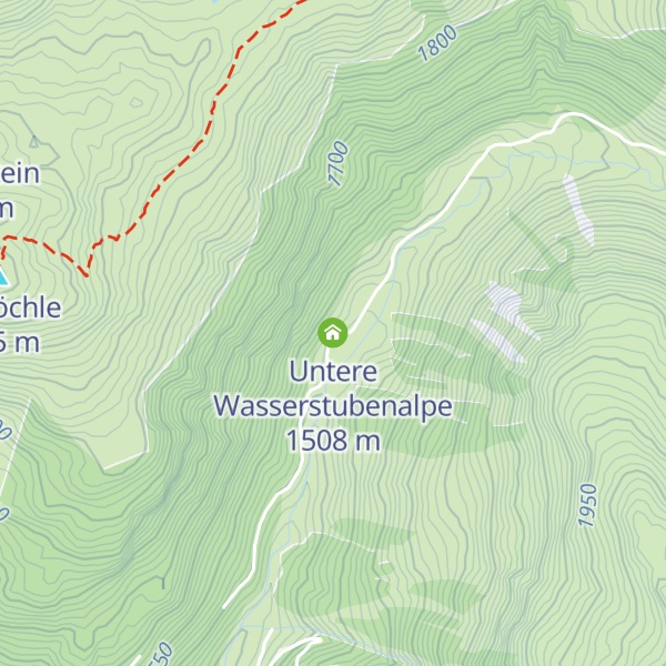 Map of Untere Wasserstubenalpe