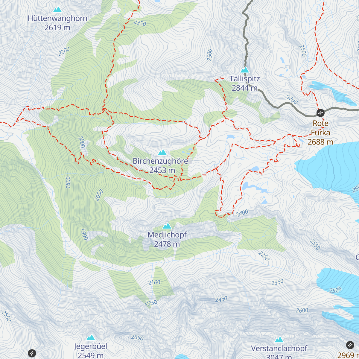 Silvrettahütte map