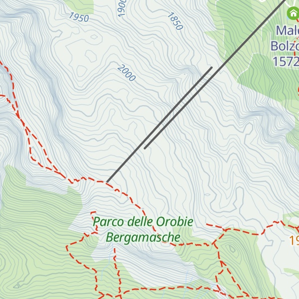 Map of Chalet Cima Bianca