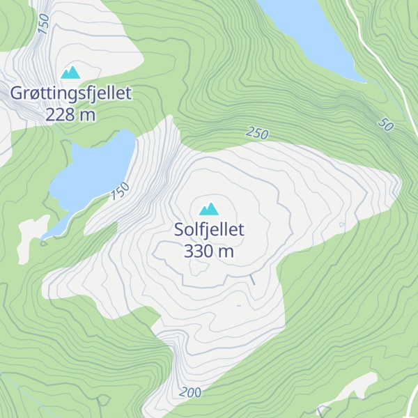 Map of Solfjellet