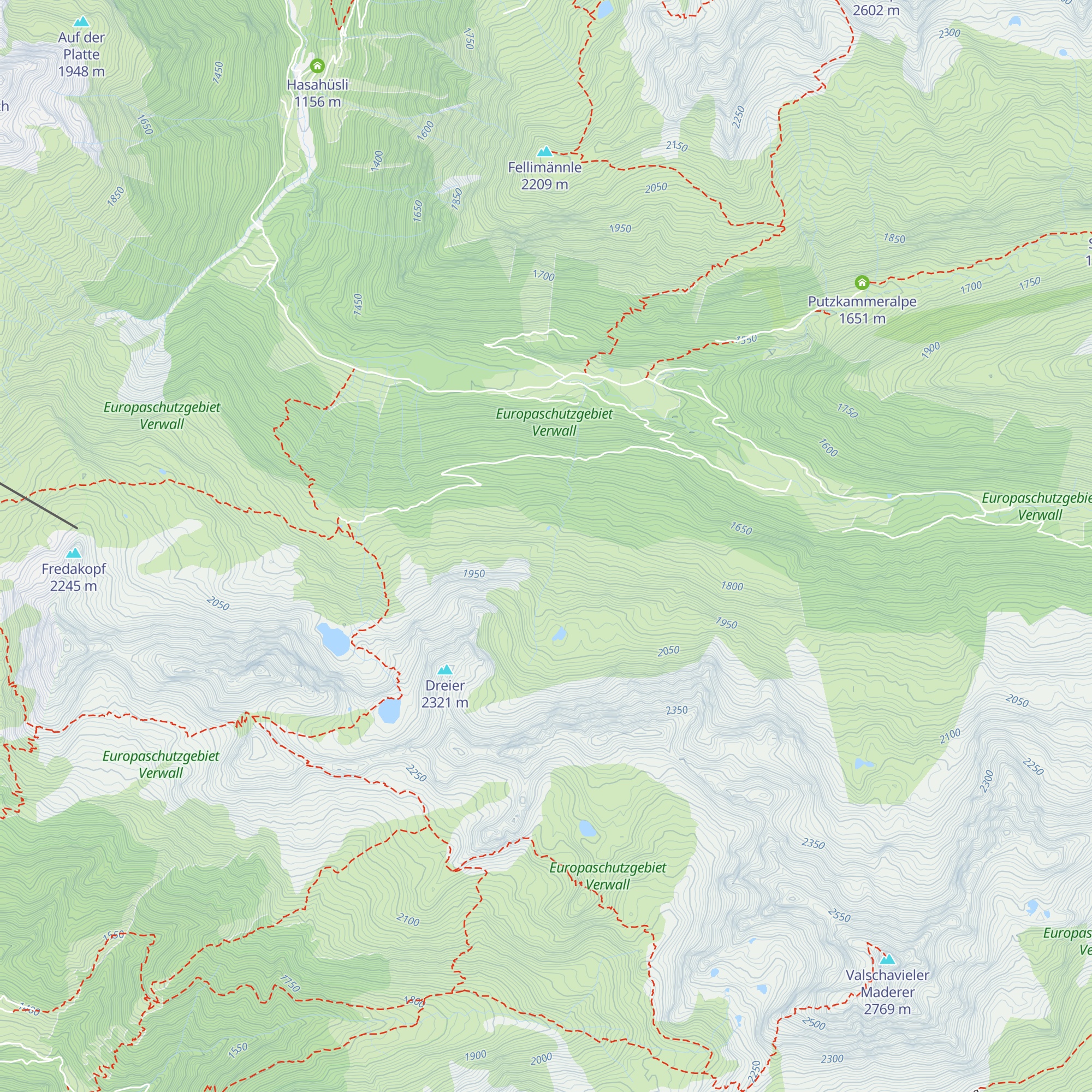 Käferaalpe map