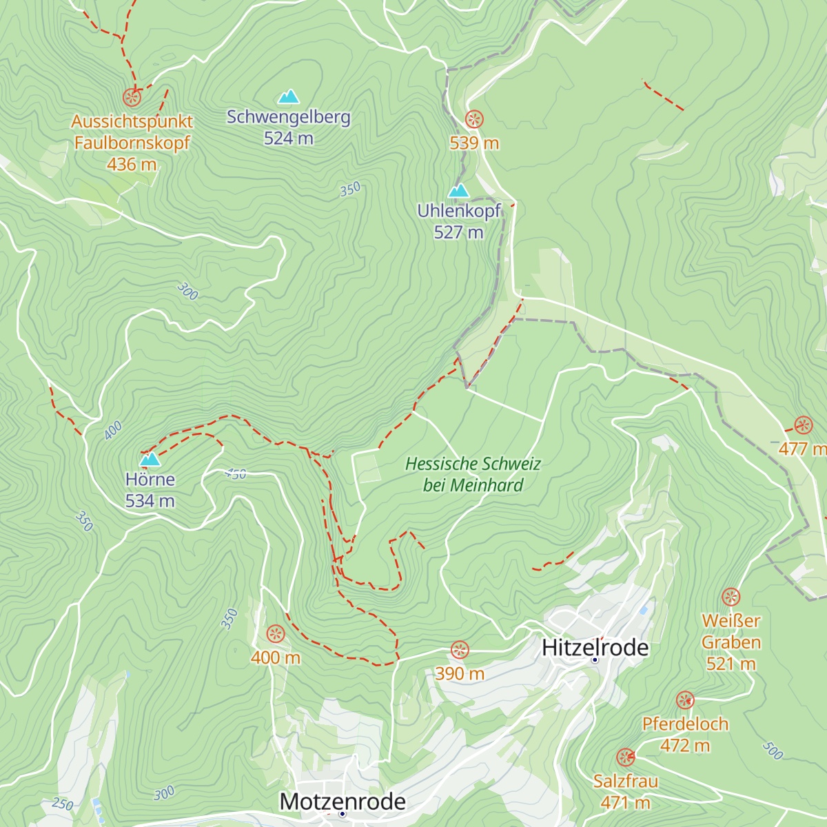 Schutzhütte Schöne Aussicht map