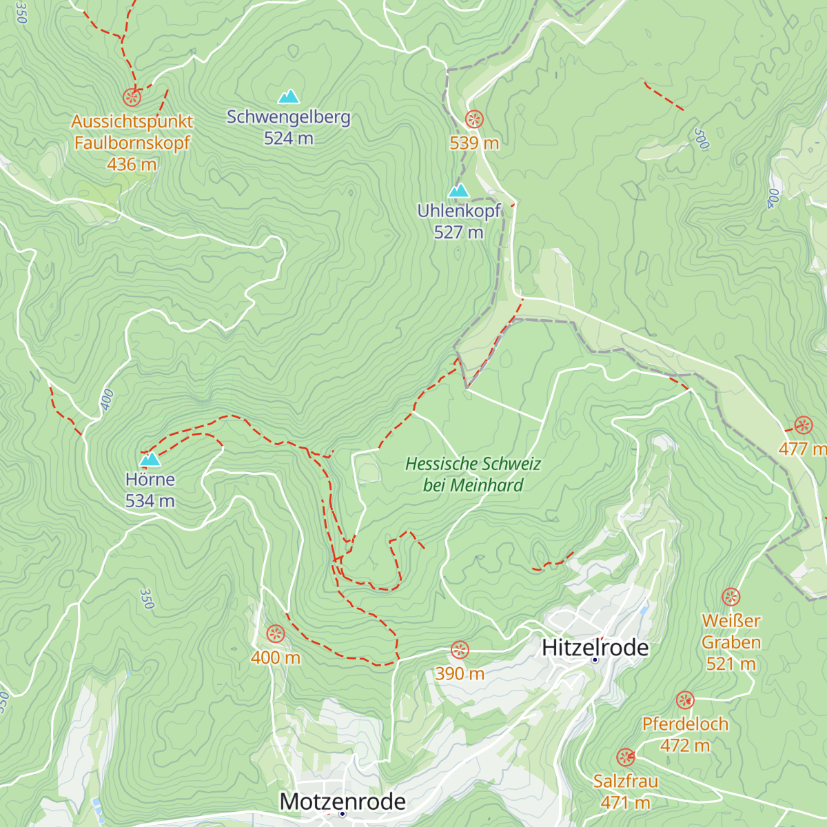 Schutzhütte Schöne Aussicht map