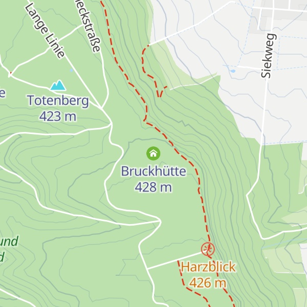 Map of Bruckhütte