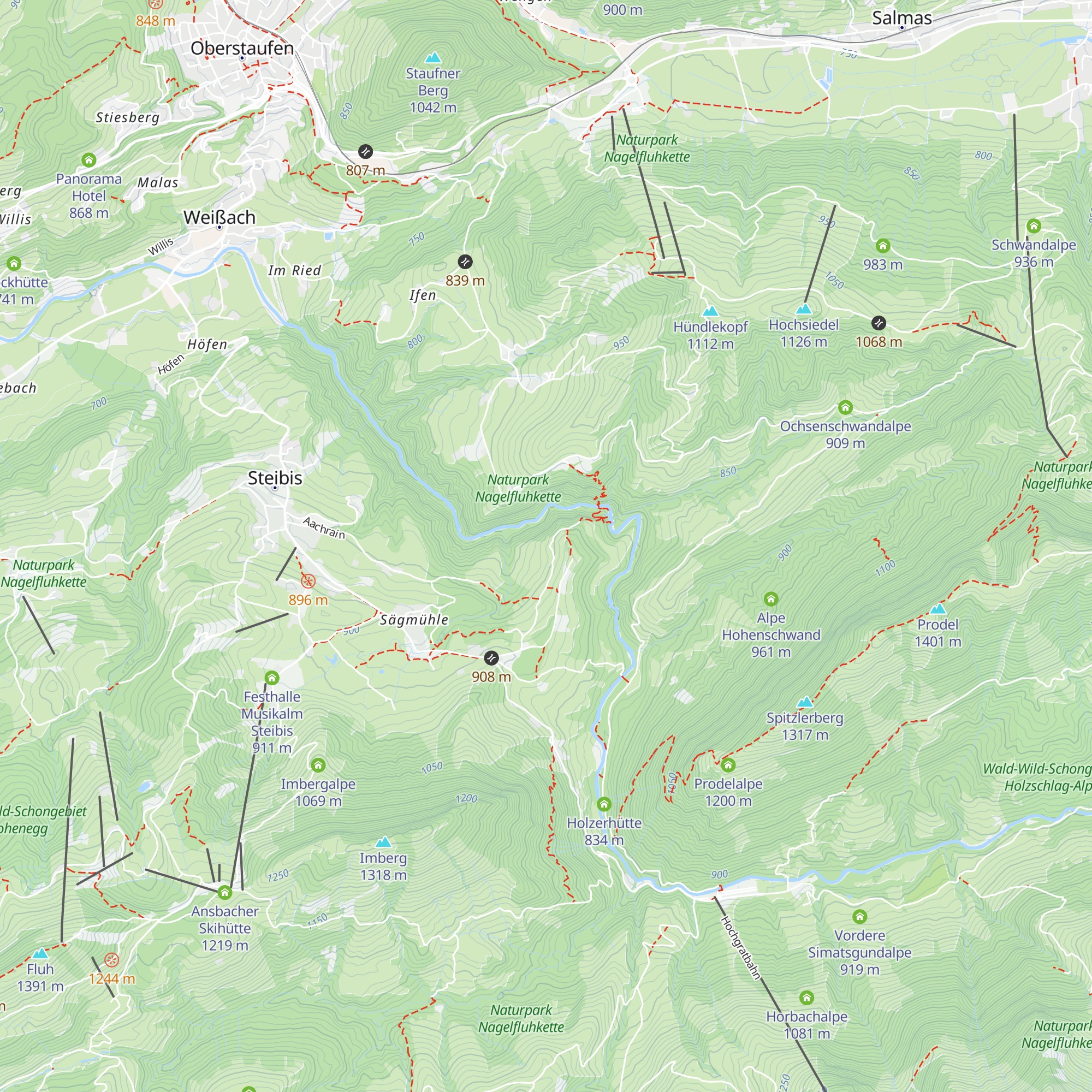 Alpe Neugreuth map