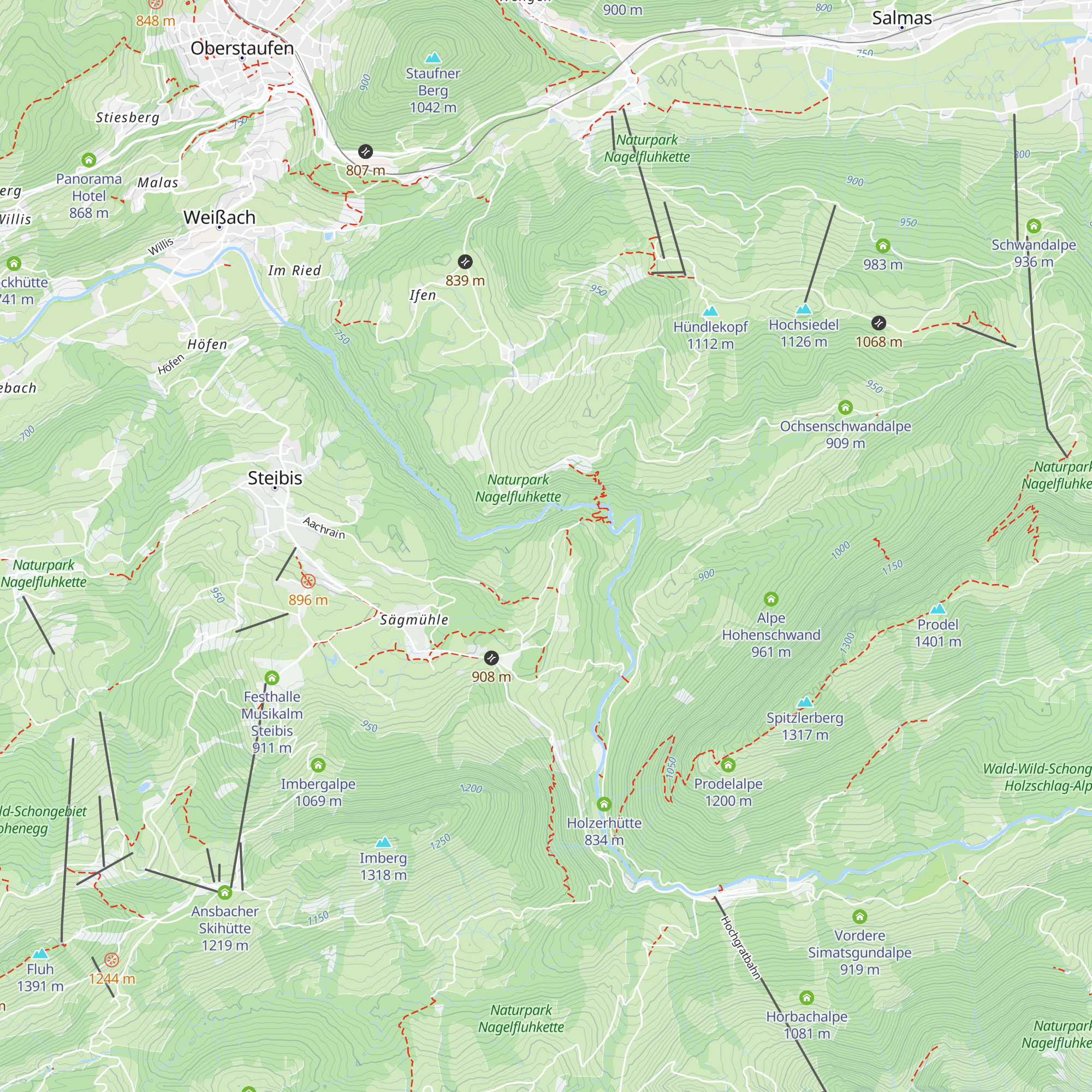Alpe Neugreuth map