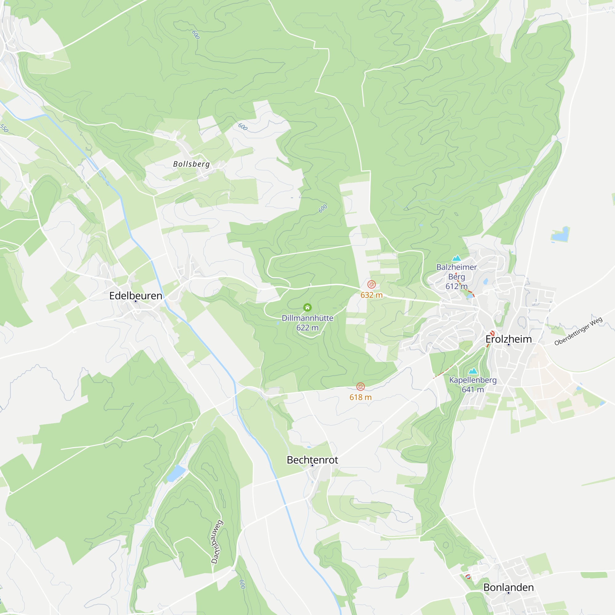 Dillmannhütte map