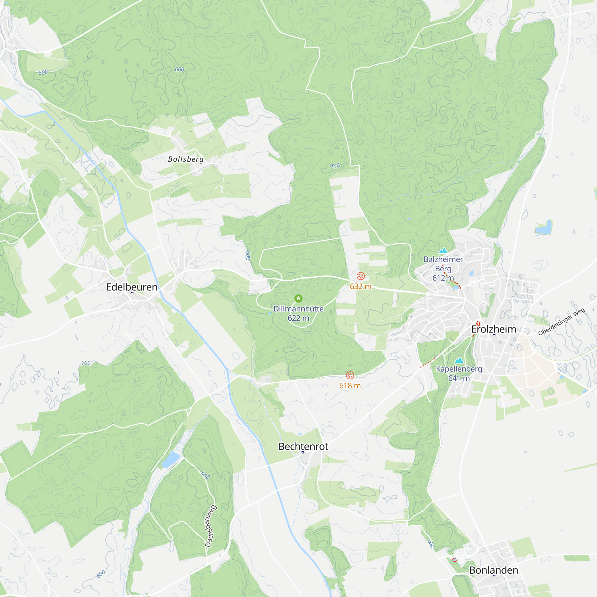 Dillmannhütte map