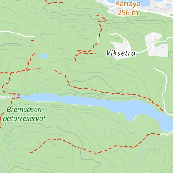 Map of Bremsåsen