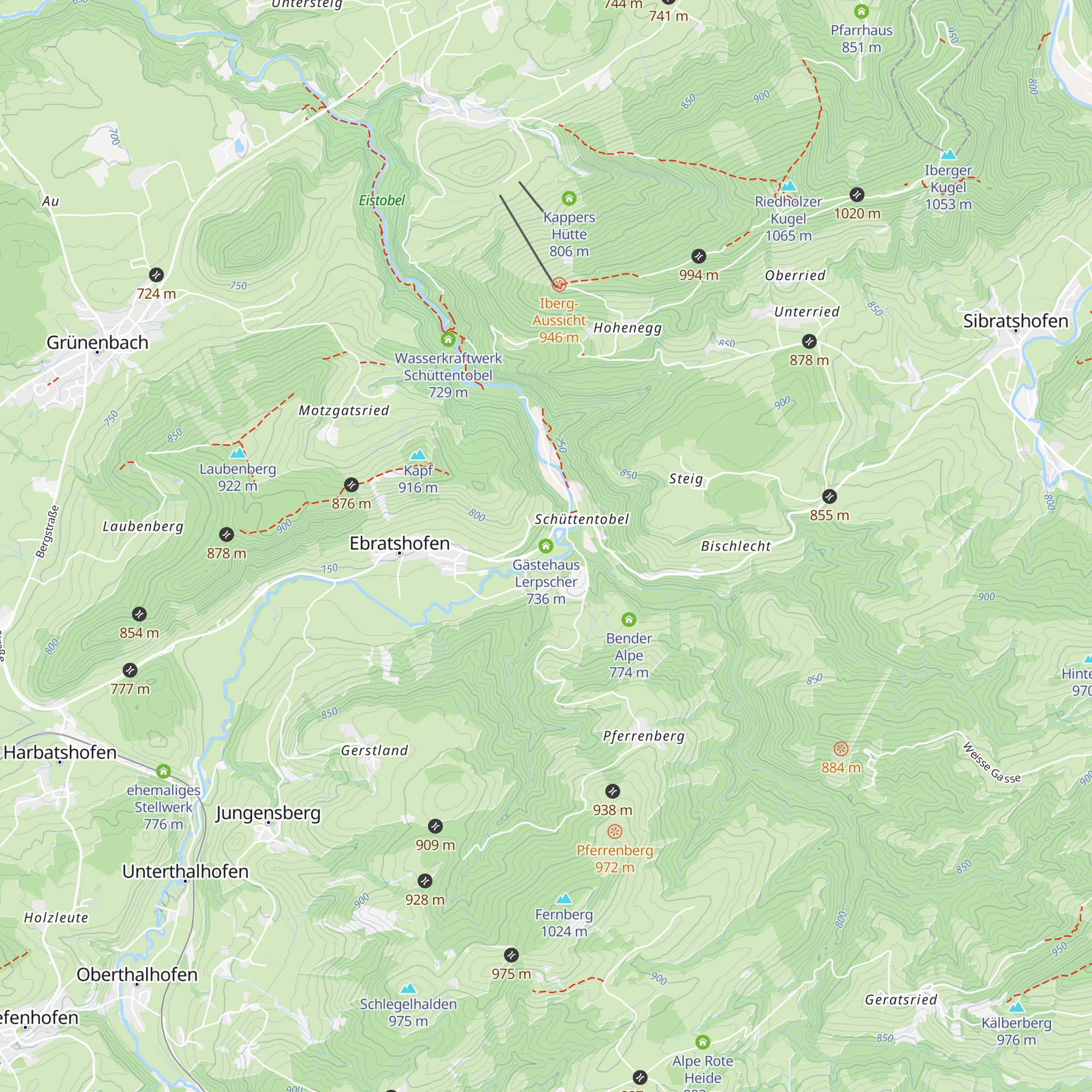 Gästehaus Lerpscher map