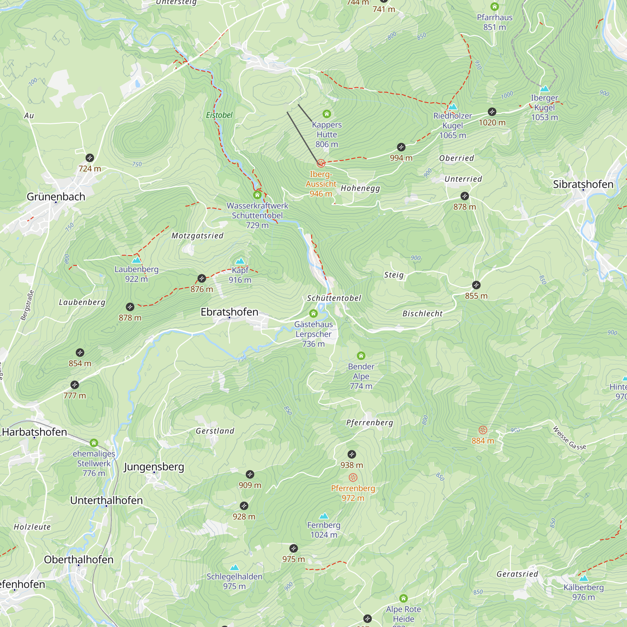 Gästehaus Lerpscher map