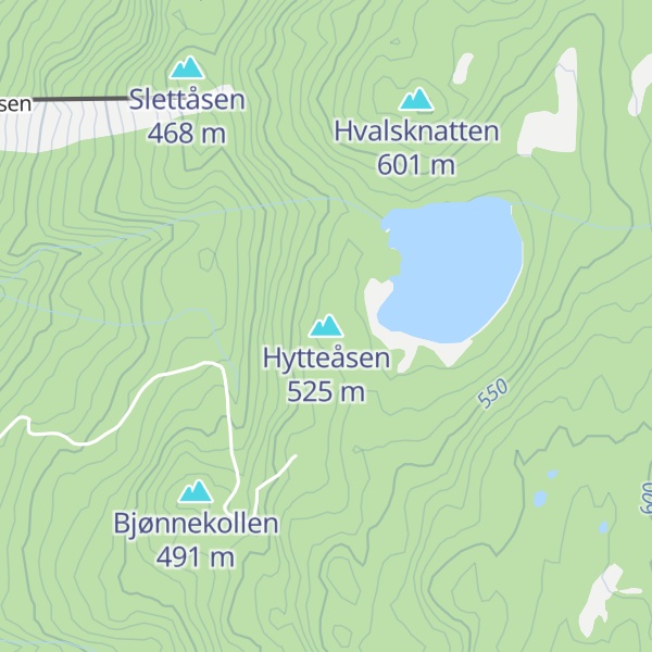 Map of Hytteåsen