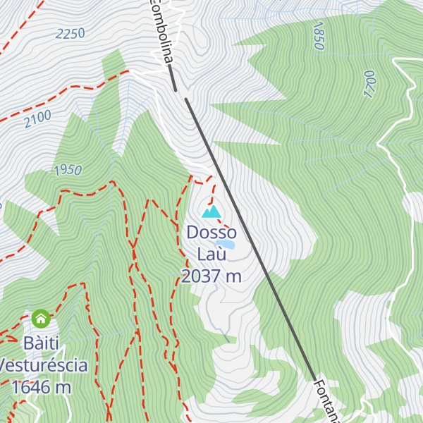 Map of Dosso Laù
