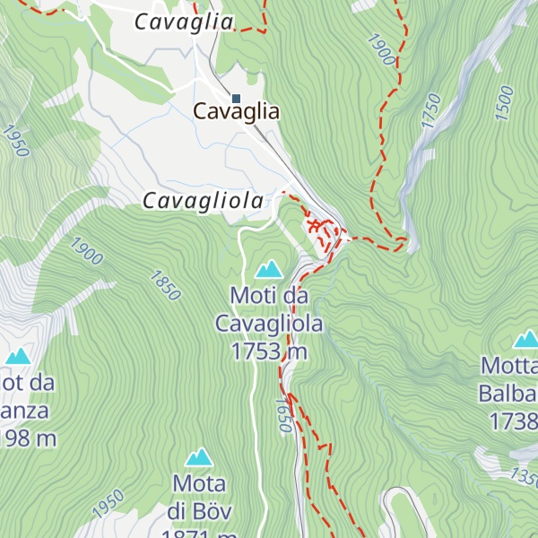 Map of Moti da Cavagliola