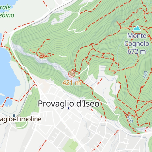 Map of Madonna del Corno