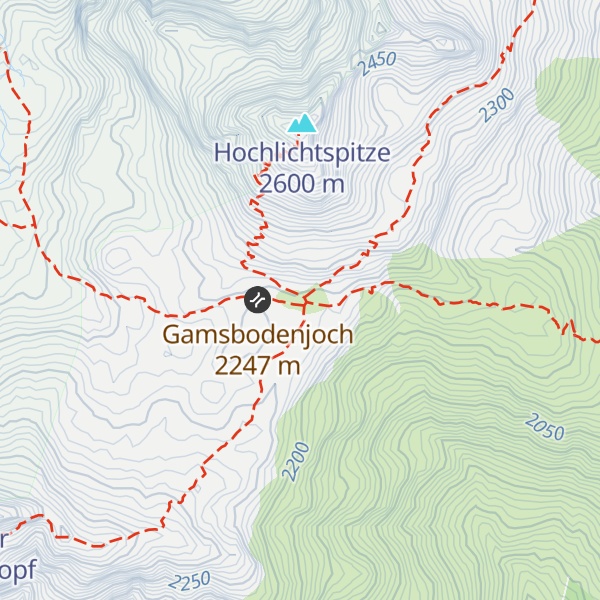 Map of Göppinger Hütte