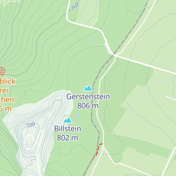 Map of Gerstenstein