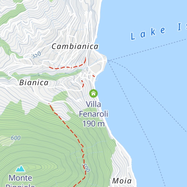 Map of Villa Fenaroli