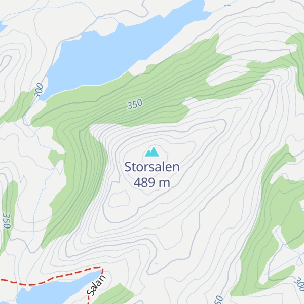 Map of Storsalen