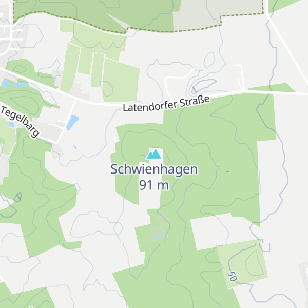 Map of Schwienhagen