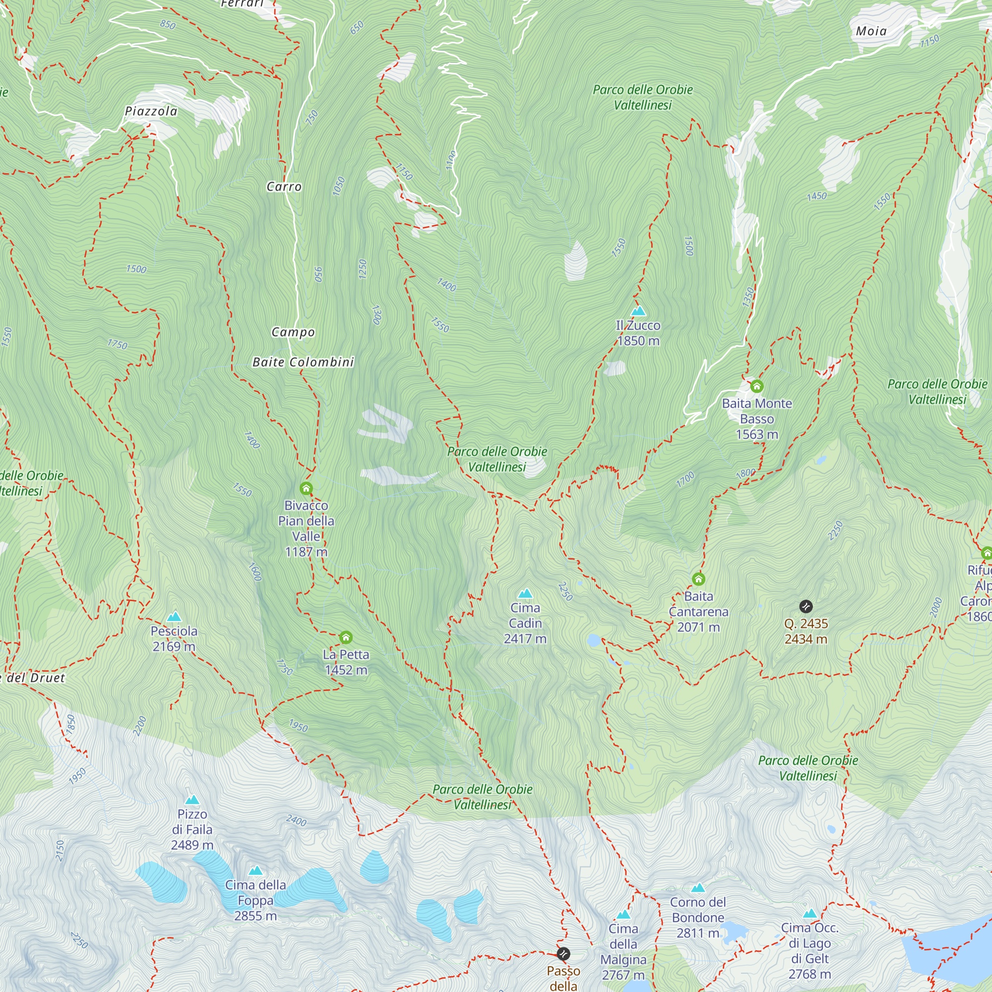 Baita Streppaseghel map