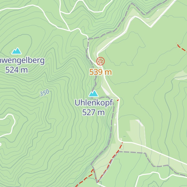 Map of Uhlenkopf