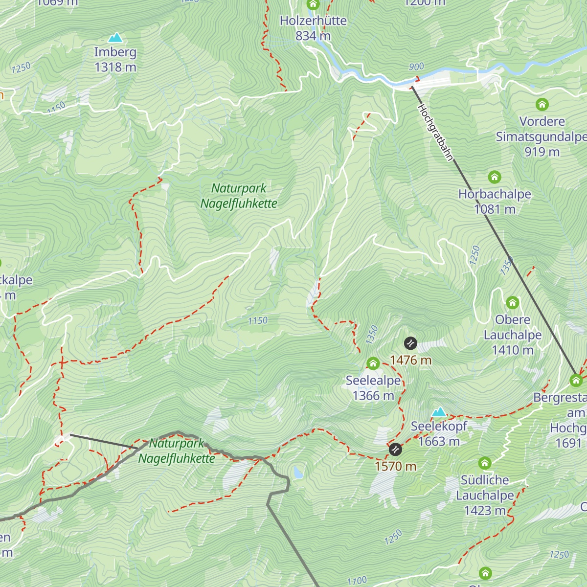 Alpe Schilpere map