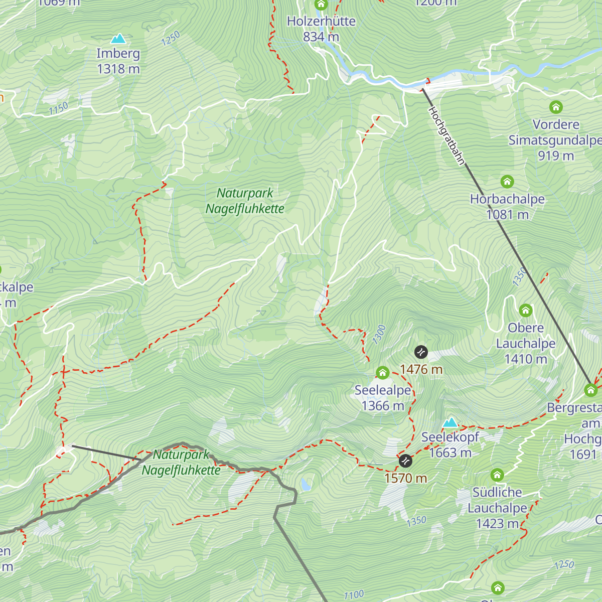 Alpe Schilpere map