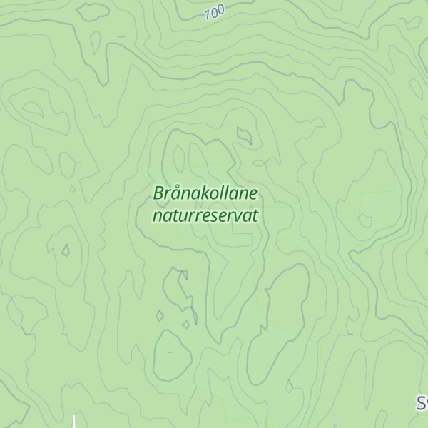 Map of Brånakollane