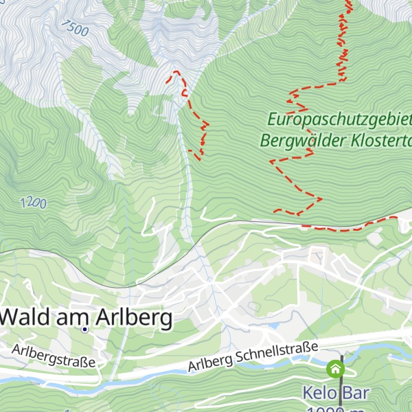 Map of Rodelhütte