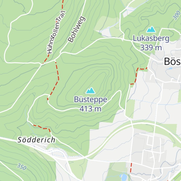 Map of Büsteppe
