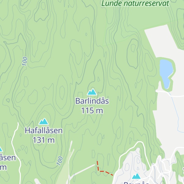 Map of Barlindås