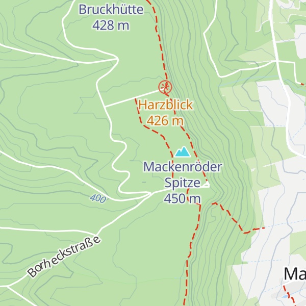 Map of Rauhe Lindenköpfe