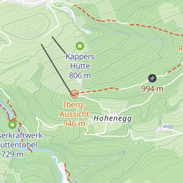 Map of Iberg