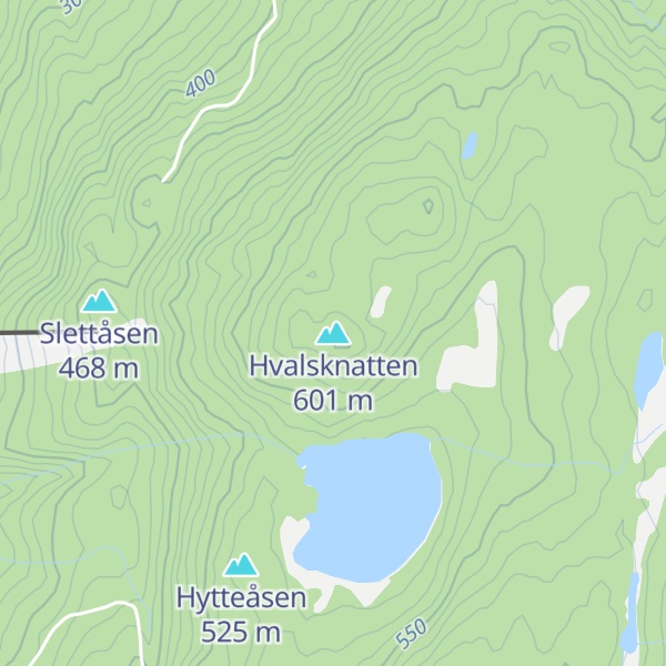 Map of Hvalsknatten