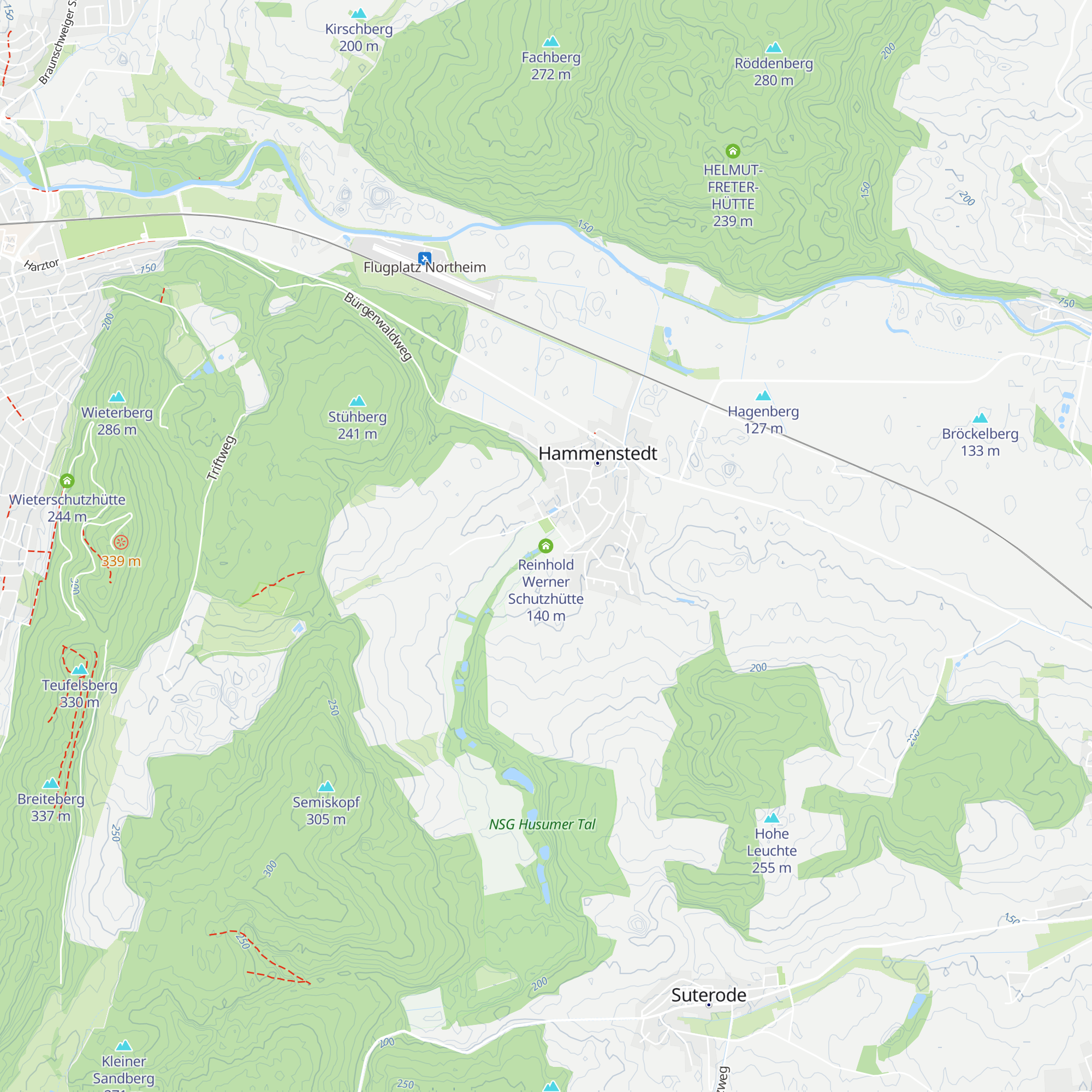 Reinhold Werner Schutzhütte map