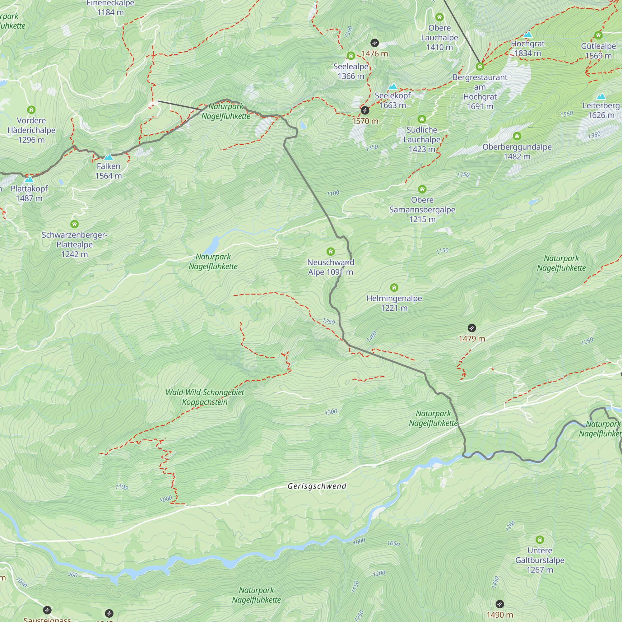 Äeuelealpe map