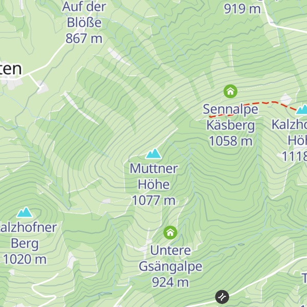 Map of Muttner Höhe
