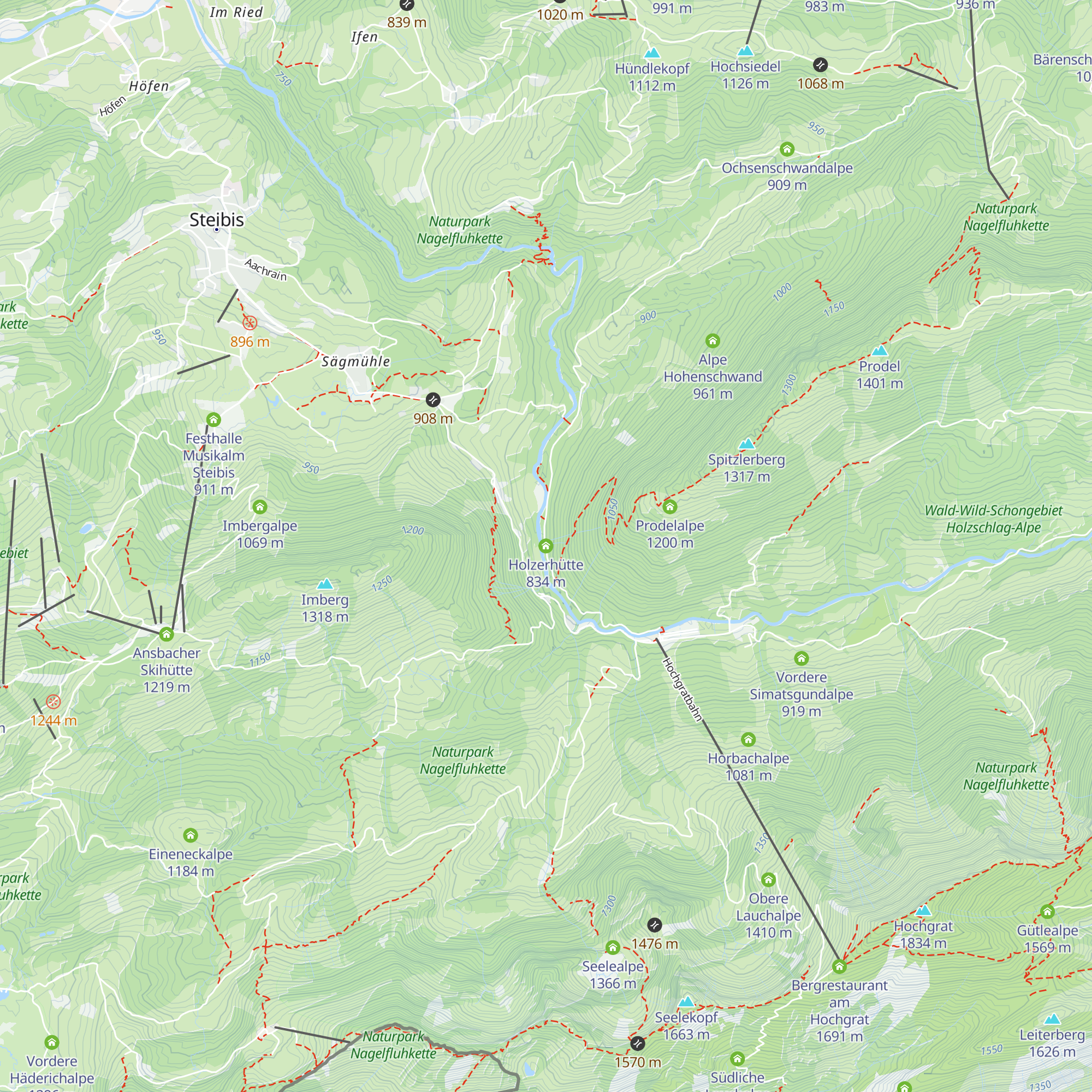 Holzerhütte map