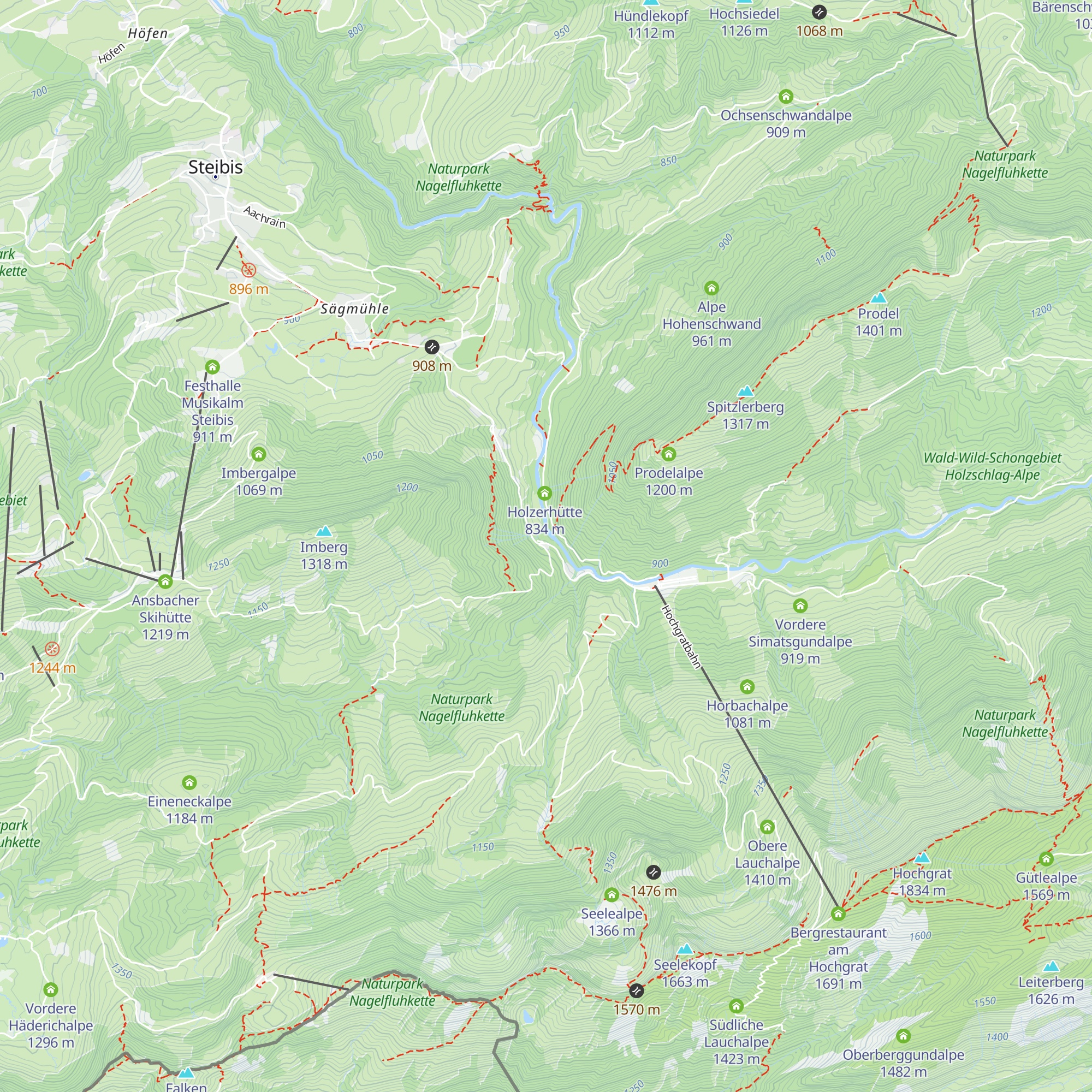 Allmersbacher Haus map