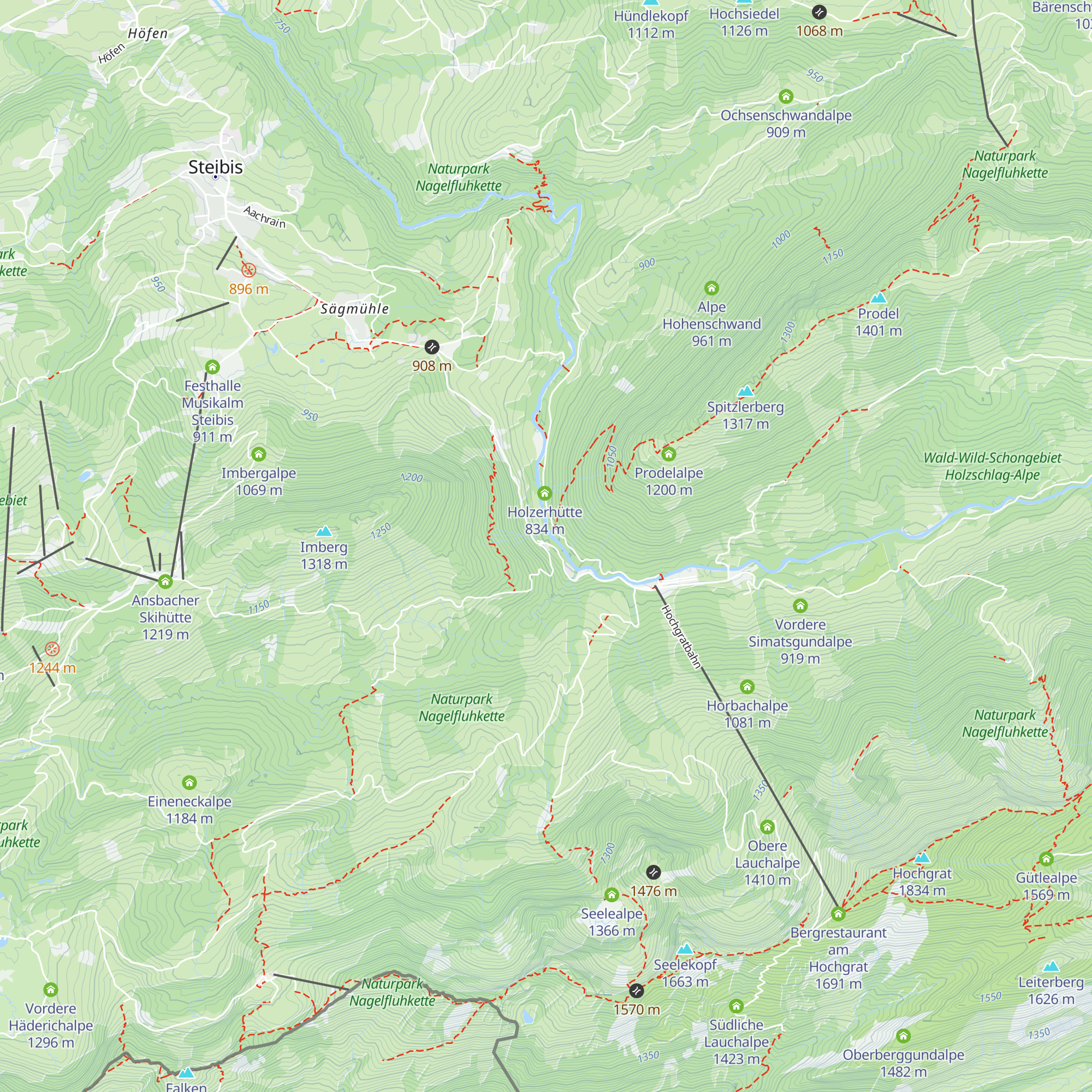 Allmersbacher Haus map