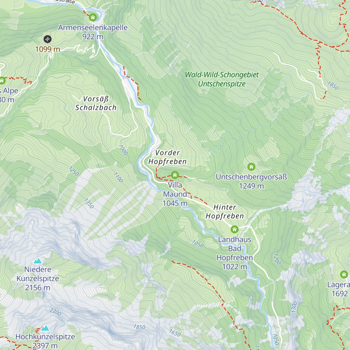 Villa Maund map